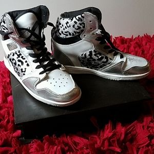 Pastry Glam Pie Leopard high top sneakers